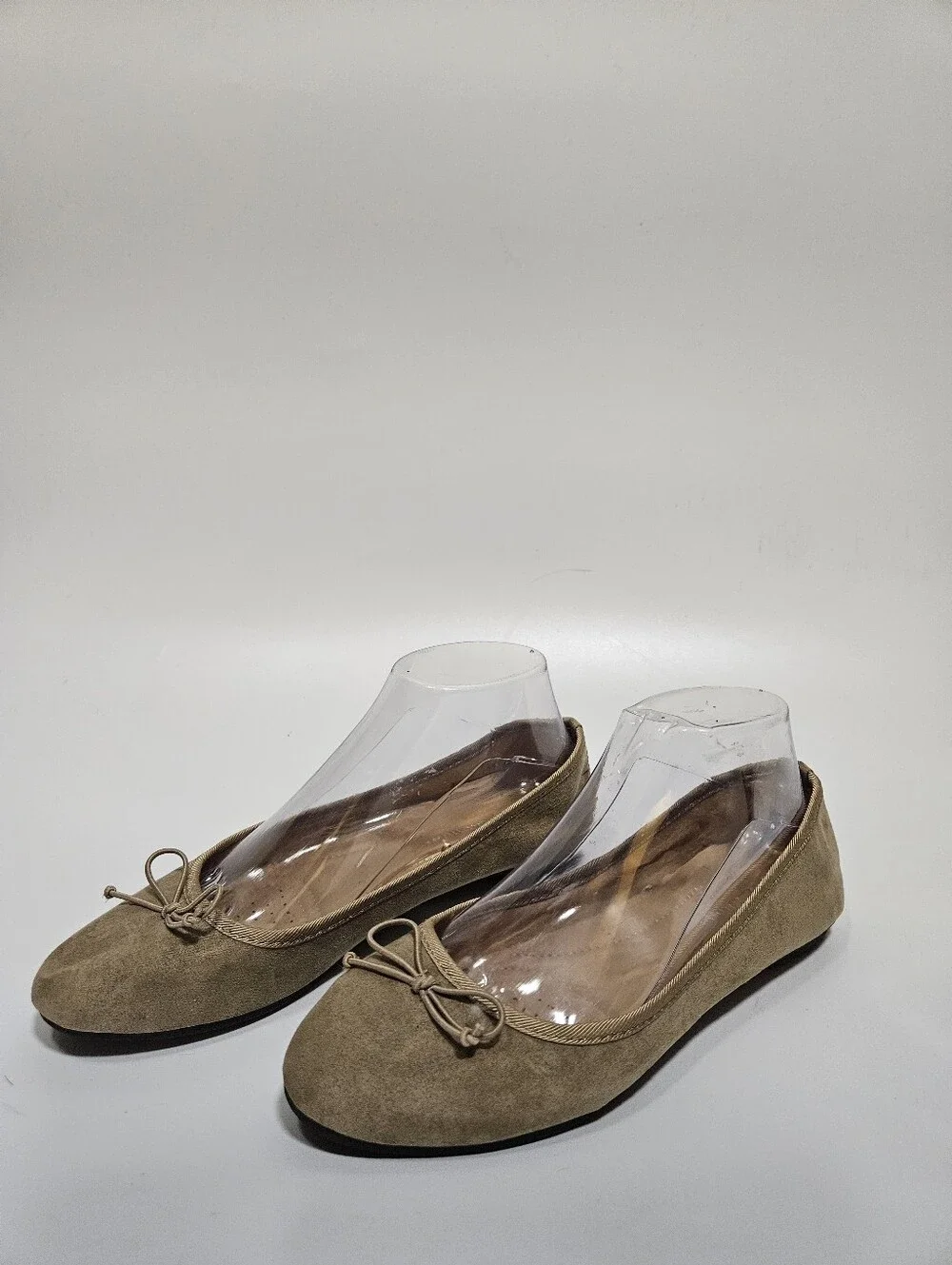 CL by Laundry Women's Bail Knit Wedge Ballet Flats with Bow Sz 7.5